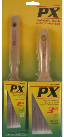 Pxpro Flat and Angled Polyester/Nylon Paint Brush