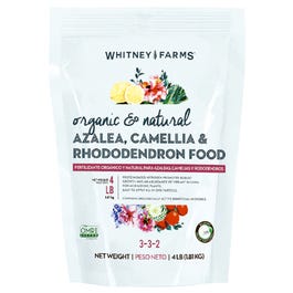 Organic & Natural Azalea, Camellia & Rhododendron Food, 4-Lbs.