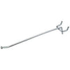 Pegboard Single Angle Hook, Galvanized Steel, Fits 1/8 or 1/4-In. Board, 6-In.