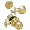 Hardware House Helena Lockset/Deadbolt Combo - Polished Brass
