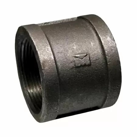 B & K Industries Black Coupling 150# Malleable Iron Threaded Fittings 2 1/2