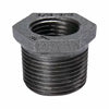 B & K Industries Black Hex Bushing 150# Malleable Iron Threaded Fittings 3 x 2 1/2