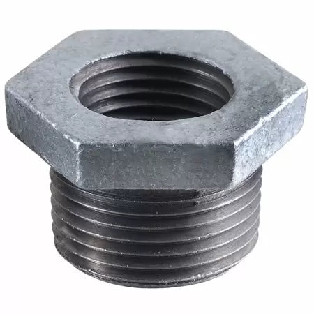 Southland Galvanized Hex Bushing 150# Malleable Iron Threaded Fittings 3/4 x 1/8