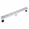 B & K Industries Linear Stainless Steel Shower Drain, Chrome Finish 24