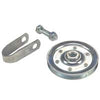 United States Hardware Pulley With Strap & Axle Bolt