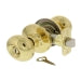 Ultra Hardware Sturbridge Flat Ball Knob Privacy, Polished Brass Finish