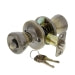 Ultra Hardware Tulip Knob Entry, Antique Brass Finish