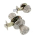 Ultra Hardware Tulip Knob Entry Set - 2 Cylinder Deadbolt, Stainless Steel