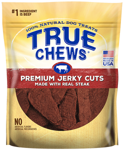 True Chews Premium Jerky Cuts with Real Steak Dog Treats