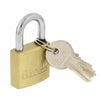 Guard Security Padlock with 1-1/4-Inch Standard Shackle, Solid Brass