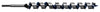 Century Drill And Tool Ship Auger Nail Cutter Power Bit 1-1/2 X 18″ Shank Size 1/2″