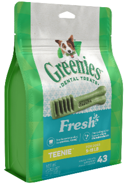 Greenies Fresh Teenie Dental Dog Treats