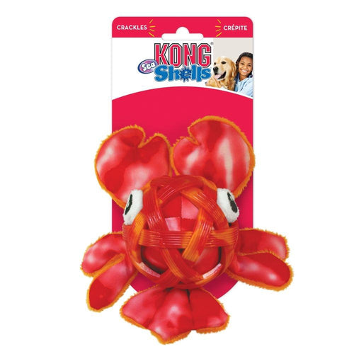 KONG Sea Shells Lobster Dog Toy