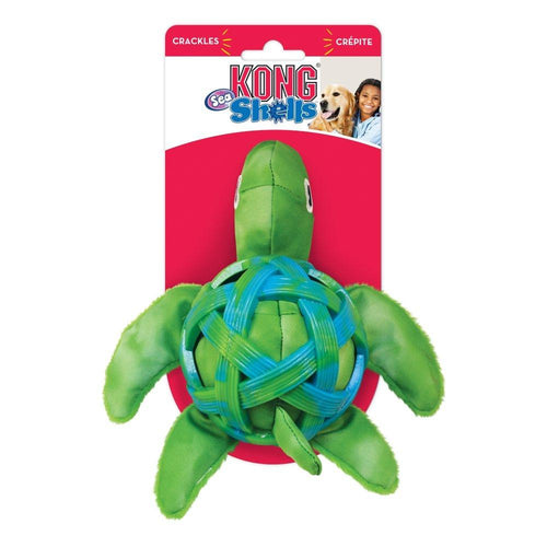 KONG Sea Shells Turtle Dog Toy