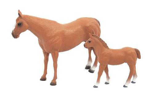 Big Country Toys Quarter Horse Mare & Colt