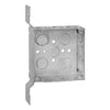 Thomas & Betts Steel City Pre-Galvanized Steel Square Box with CV-Bracket