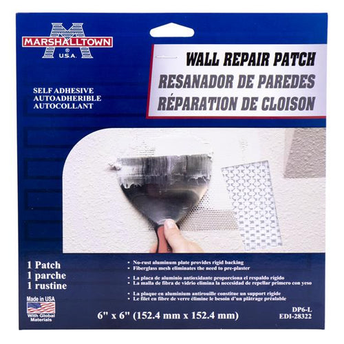 Marshalltown 6-in X 6-in Wall Repair Patch Kit