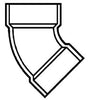 Lasco Fittings 3 DWV 1/8 Bend H x H