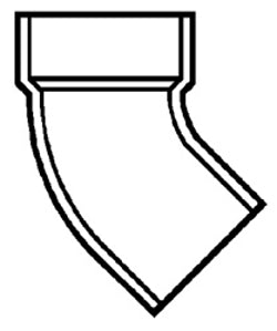 Lasco Fittings 3 DWV 1/8 Bend Street H x SP
