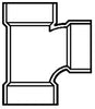 Lasco Fittings 1½ DWV Sanitary Tee ALL HUB