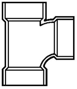 Lasco Fittings 1½ DWV Sanitary Tee ALL HUB