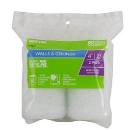 Premium Knit Paint Roller Cover, 3/8-In. Nap x 4-In., 2-Pk.