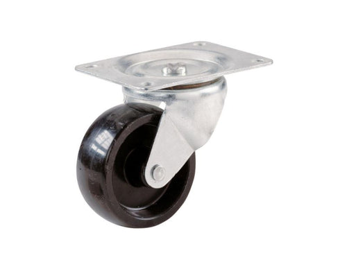 Shepherd Hardware 4-Inch Swivel Plate Polypropylene Caster, 255-lb Load Capacity