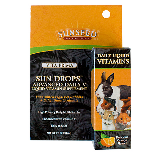 SUN SEED VITA PRIMA SUNDROPS ADVANCED DAILY VITAMINS FOR SMALL ANIMALS