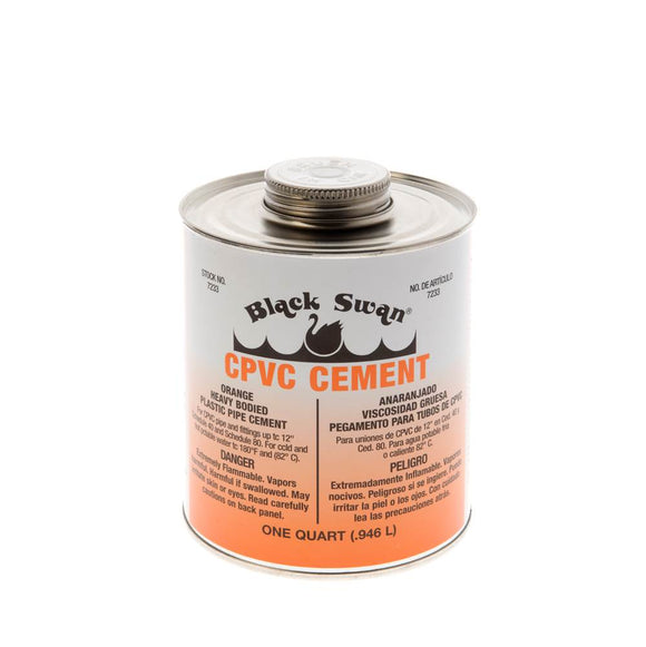 Black Swan's CPVC Cement - Orange - Heavy