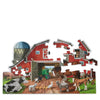 Melissa & Doug Busy Barn Yard Shaped Floor Puzzle - 32 Pieces
