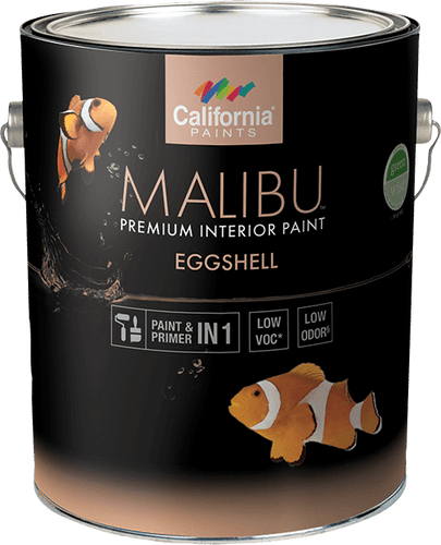 California Products Malibu Premium Interior Paint Eggshell Deep Base  - 1 Gallon