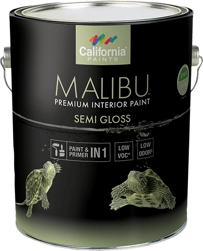 California Products Malibu Premium Interior Paint Semi Gloss - Neutral Base 1 qt.