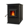 Summers Heat Pellet Stove- 24,000 BTU 120-Lb Hopper