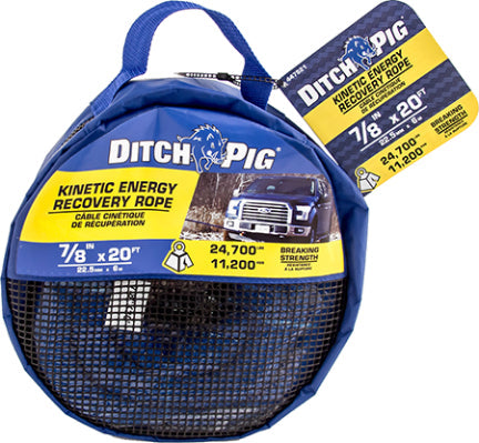 TOW ROPE 7/8 IN X 20 FT BLUE