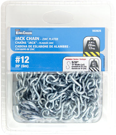 CHAIN ZINC JACK 12 X 20 FT