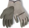 STANLEY GLOVE LG  LATEX PALM GY