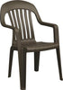 CHAIR EARTH BROWN HIGH BACK