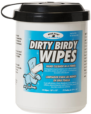 DIRTY BIRD WIPES 10 IN X 12 IN 72EA