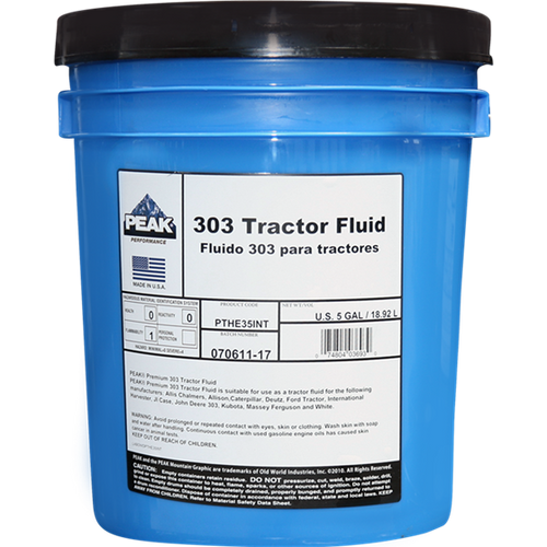 PEAK Hydraulic & Tractor Fluid 5 Gallon