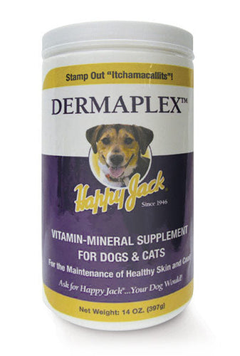 Happy Jack 14 oz Dermaplex Hair & Skin Supplement for Pet