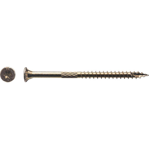 Big Timber #9 x 2-3/4 In. Yellow Zinc Flat Head Wood Screw (86 Ct., 1 Lb.)