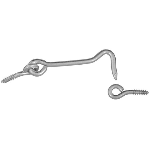 National 3 In. Steel Hook & Eye Bolt