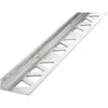 M D Building Products 3/8 In. x 8 Ft. Mill Aluminum L-Shape Ceramic Tile Edging