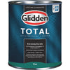 Glidden Total Interior Paint + Primer Flat Ultra Deep Base Quart
