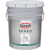 Glidden Spred Interior Paint + Primer Flat White & Pastel Base 5 Gallon Pail