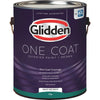 Glidden One Coat Exterior Paint + Primer Flat Ready Mix White 1 Gallon