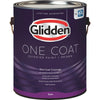 Glidden One Coat Exterior Paint + Primer Satin White & Pastel Base 1 Gallon