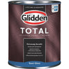 Glidden Total Exterior Paint + Primer Semi-Gloss White & Pastel Base Quart