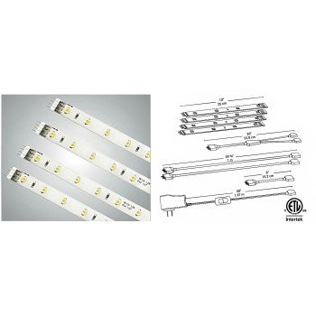 Bazz JUL10WM4 JIB Under Cabinet LED Lighting Strips ~ 10