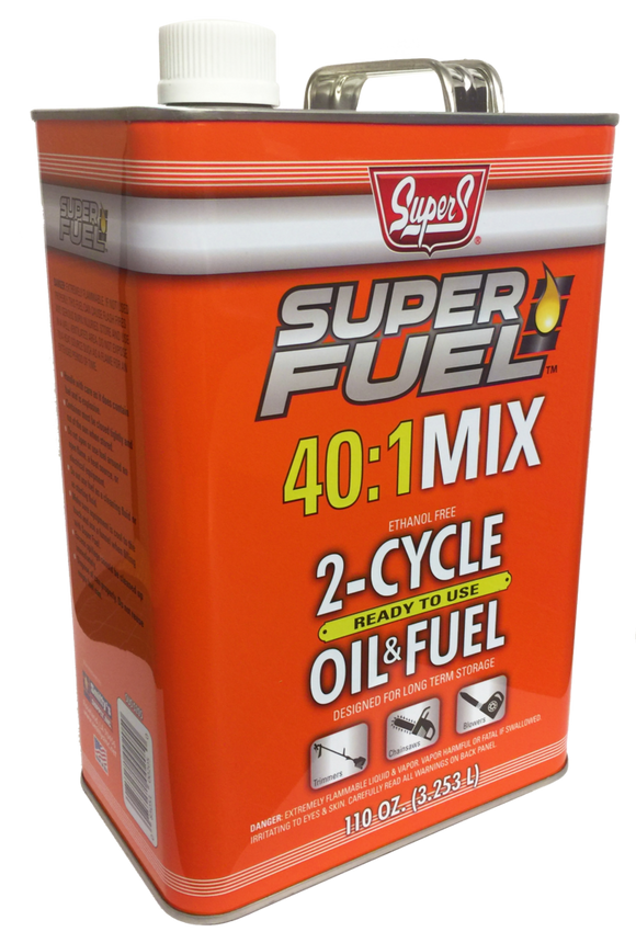 Smittys Supply Super S Superfuel 2-Cycle Oil & Fuel 40:1 Mix 1 Gallon